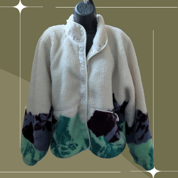 FP Movement by Free People Jackets & Blazers - ✨ Free People Hit The Slopes Jacket In Mountain Print Size L